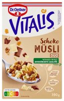 Dr. Oetker VITALIS Schoko DUO Müsli 390,0 g, 1 St.