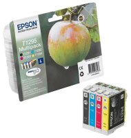 EPSON T1295L (Apfel) schwarz, cyan, magenta, gelb...