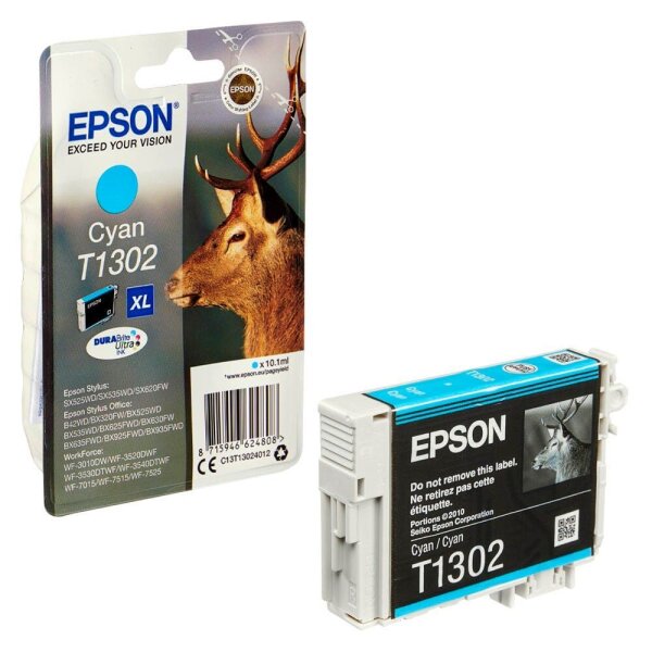 EPSON T1302XL (Hirsch) cyan Druckerpatrone