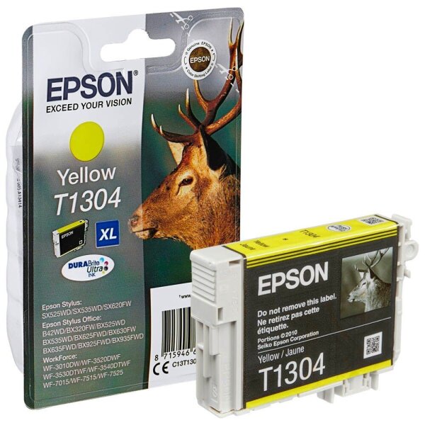 EPSON T1304XL (Hirsch) gelb Druckerpatrone