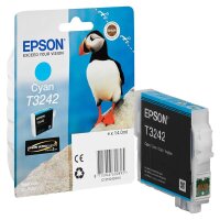 EPSON T3242 (Papageitaucher) cyan Druckerpatrone