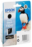 EPSON T3241 (Papageitaucher) Foto schwarz Druckerpatrone