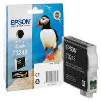 EPSON T3248 (Papageitaucher) Matt Schwarz Druckerpatrone