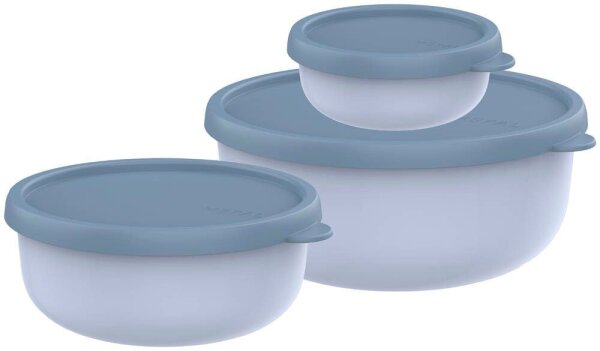 MEPAL Frischhaltedosen-Set Lumina 2.0 blau 0,25/0,75/1,5 l, 1 Set