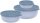MEPAL Frischhaltedosen-Set Lumina 2.0 blau 0,25/0,75/1,5 l, 1 Set
