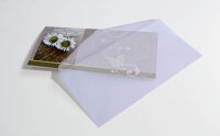 25 SIGEL Briefumschläge transparent DIN lang ohne...