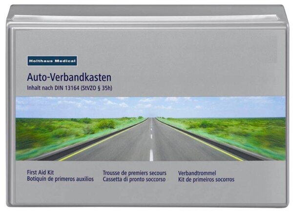 Holthaus Medical Verbandskasten Klassik DIN 13164 grau