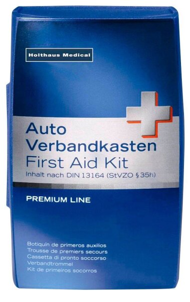 Holthaus Medical Verbandskasten PREMIUM DIN 13164 blau