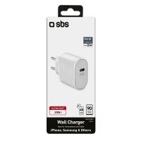 sbs Power-Delivery-20-W Ladeadapter weiß, 20 Watt