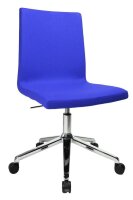 Topstar Besucherstuhl Cube EA390 L56 blau Stoff, 1 St.