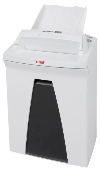 HSM SECURIO AF300 Aktenvernichter mit Partikelschnitt P-5, 1,9 x 15 mm, bis 300 Blatt, weiß