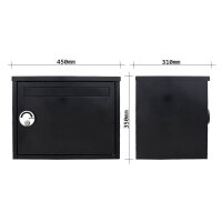ROTTNER Paketbriefkasten Parcel Keeper T05766 schwarz
