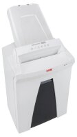 HSM SECURIO AF350 Aktenvernichter mit Partikelschnitt P-6, 0,78 x 11 mm, bis 350 Blatt, weiß