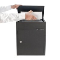 ROTTNER Paketbriefkasten Parcel Keeper 500 T05967 schwarz