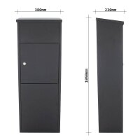 ROTTNER Paketbriefkasten Parcel Keeper 1000 T05781 schwarz