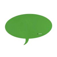 rocada Whiteboard Skinshape 100,0 x 150,0 cm grün Stahl