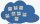 rocada Whiteboard Skinshape 100,0 x 150,0 cm blau Stahl