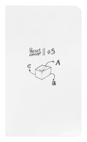 rocada Whiteboard Skin 108,0 x 204,0 cm weiß Stahl