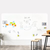 rocada Whiteboard Skin 108,0 x 204,0 cm weiß Stahl