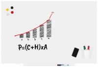 rocada Whiteboard PRO Skin 75,0 x 100,0 cm weiß...