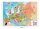 rocada Whiteboard Skin MAP Europa 150,0 x 100,0 cm bunt Stahl
