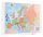 rocada Whiteboard Skin MAP Europa 150,0 x 100,0 cm bunt Stahl