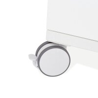 rocada mobiles Whiteboard Skin CUBE 55,0 x 211,0 cm weiß Stahl