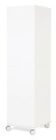 rocada mobiles Whiteboard Skin CUBE 55,0 x 211,0 cm weiß Stahl