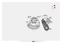 rocada Whiteboard Skinwhiteboard 150,0 x 100,0 cm...