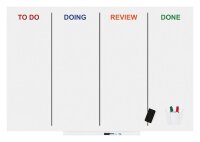 rocada Whiteboard Skinwhiteboard 150,0 x 100,0 cm weiß Stahl