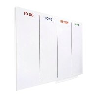 rocada Whiteboard Skinwhiteboard 150,0 x 100,0 cm weiß Stahl
