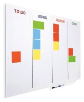 rocada Whiteboard Skinwhiteboard 150,0 x 100,0 cm weiß Stahl