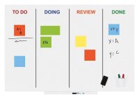 rocada Whiteboard Skinwhiteboard 150,0 x 100,0 cm weiß Stahl
