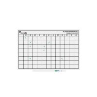 rocada Whiteboard Skin 75,0 x 115,0 cm weiß Stahl