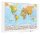 rocada Whiteboard Skin MAP Welt 150,0 x 100,0 cm bunt Stahl
