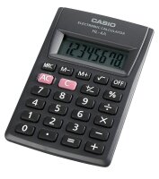 CASIO HL-4A Taschenrechner schwarz