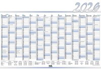 Jahresplaner abwischbar Jumbo 2026, 3 St.