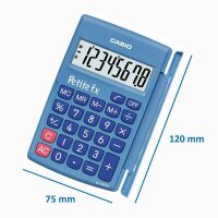 CASIO Petite FX Taschenrechner blau
