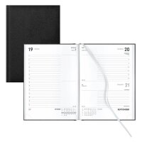 Lediberg Buchkalender Tagesplaner 2026 schwarz, 1 St.