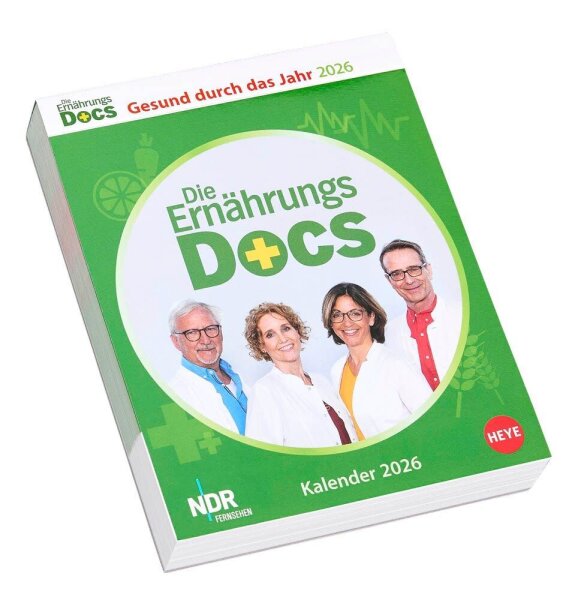Heye Abreißkalender Die Ernährungs-Docs-Gesundheit durch das Jahr 2026, 1 St.