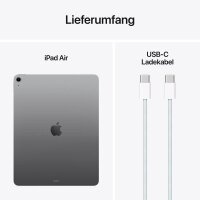 Apple iPad Air Wi-Fi (M3) (2025) 33,0 cm (13,0 Zoll) 128 GB spacegrau