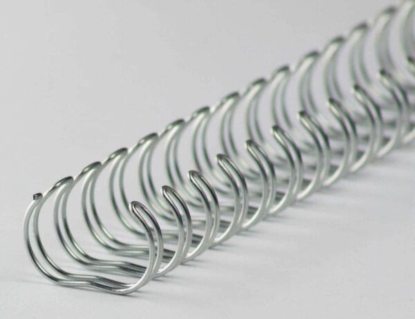 LMG Drahtbinderücken silber für 80 Blatt, 100 St.