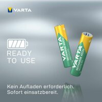 VARTA Akkus RECHARGE ACCU Recycled Ni-MH Micro AAA 800 mAh, 4 St.