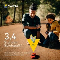 VARTA Akkus RECHARGE ACCU Recycled Ni-MH Micro AAA 800 mAh, 4 St.