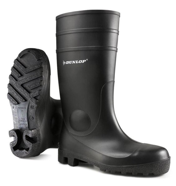 DUNLOP® unisex S5 Sicherheits-Gummistiefel  schwarz Größe 39