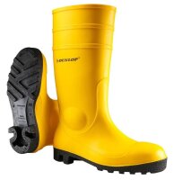 DUNLOP® unisex S5 Sicherheits-Gummistiefel  gelb...