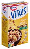 Dr. Oetker VITALIS KNUSPER SCHOKO+BANANE Müsli 450,0...