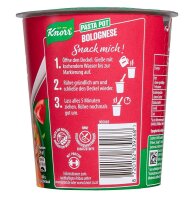Knorr® PASTA SNACK POT BOLOGNESE Fertiggericht, 1 St.