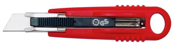 WEDO Cuttermesser Safety Standard rot 18,0 mm, 1 St.