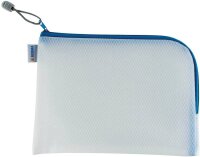 HERMA Reißverschlussbeutel DIN A5 transparent/blau,...